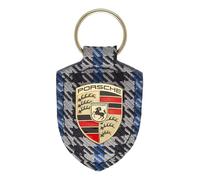 Porsche Portachiavi in pelle Pepita Sally Crest, Multicolore