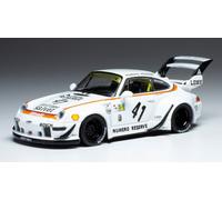 1:43 IXO Porsche 911 993 Rwb Lbwk #41 Racing 1996 White MOC322