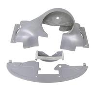 Porsche Style - Alloggiamento per ventola di raffreddamento da 240 mm, adatto per VW Maggiolino / Bug, VW Bus Type 1 motori (fino a 07/1971) e VW Thing, per motori a doppia porta