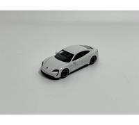Porsche Taycan Turbo S 2019 Bianco Metallico 1:87 Minichamps 870068400