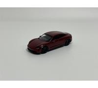 Porsche Taycan Turbo S 2019 Scuro Rosso 1:87 Minichamps 870068404
