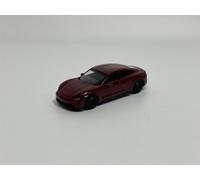Porsche Taycan Turbo S 2019 Scuro Rosso 1:87 Minichamps 870068404