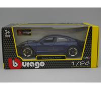 1:24 Burago Porsche Taycan 2019 Gentian Blue BU21098BL Modellino