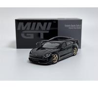Porsche Taycan Turbo S Grigio Vulcano Metallizzato LHD Mini GT 1:64 MGT00433L