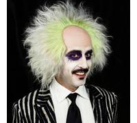 PORSMEER Parrucca da uomo per cosplay di Halloween (Beetlejuice)