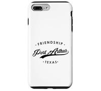 Port Arthur Texas TX State Motto per donne e uomini Custodia per iPhone 7 Plus/8 Plus