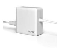 PORT, Caricabatterie universale per PC portatile da 65 W, Bianco