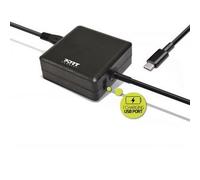 PORT, Caricatore universale cablato per laptop PC USB C da 65 W