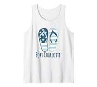 Port Charlotte Beach - Infradito con motivo nautico costiero patriottico Canotta