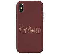 Port Charlotte Florida Vintage design elegante Custodia per iPhone X/XS