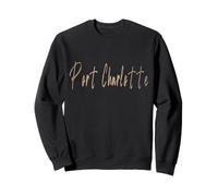 Port Charlotte Florida Vintage Design Elegante Felpa