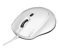 Port Connect - Mouse wireless e silenzioso, 2,4 GHz, USB-A/USB-C Compact, colore: Bianco