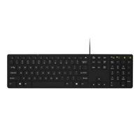 Port Connect Slim Line USB-A Executive Office Keyboard con adattatore USB C