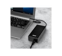 Port Designs 900095 adattatore e invertitore Interno 65 W Nero