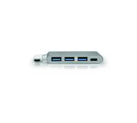 Port Designs 900122 Hub e concentratore USB 3.2 Gen 1 (3.1 Gen 1) Type-C 5000 Mbit/s Argento, Bianco - Nouvo