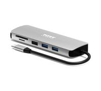 Port Designs 900164 replicatore di porte e docking station per laptop Cablato USB 3.2 Gen 1 [3.1 Gen 1] Type-C Acciaio inox (900164 PORT DESIGN 4K USB-C 9 IN 1 DOCKING STATION)