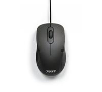 Port Connect Wired Mouse PC USB-A Ambidextrous Pro Black