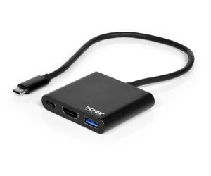 PORT DESIGNS DOCKING MINI TYPE C HDMI + USB3 + USB-C DP NEW