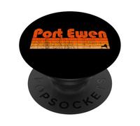 Port Ewen, New York Retro anni '80 PopSockets PopGrip Adesivo