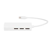 Port Hub, Hub Adattatore di Rete Ultra Sottile per OS X per Android per Windows 7 per Linux