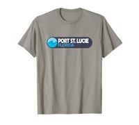 Port St. Lucie Logo Emblema - Port Saint Lucie Florida Maglietta