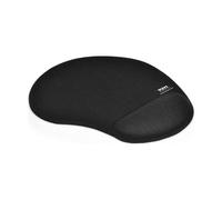 PORT, Tappetino per mouse ergonomico con poggiapolsi in morbido gel, Nero