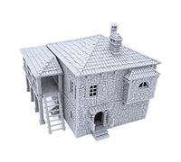Port Tavern di scenario stampabile, scenario RPG da tavolo stampato in 3D e miniature Wargame Terreno 28mm