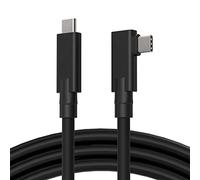Port Wireless Cavo da 5 m USB-C a C compatibile con Sony Alpha A7 IV, A7R IV, A7/A7S/A7R III, ZV-E10, FX3, FX30, Canon EOS R5, R5C, R6, FujiFilm X-T4, X-T30, GFX 100, Nikon Z7/Z6/Z5 II, Lumix S1