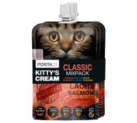 Pacco misto Porta 21 Kitty's Cream - 3 x 90 g Pollo, Salmone, Merluzzo