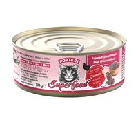 Porta 21 Superfood 6 x 80 g Alimento umido per gatti - Pollo con Quinoa