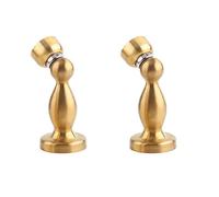 Porta 2pcs,Fermaporta in acciaio inossidabile in nichel spazzolato, supporto magnetico for chiusura porta for montaggio a parete o a pavimento con viti for tenere la porta aperta,a