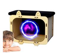 Porta 3D per smartphone - 14 x 9,5 cm in legno, mini home theater, kit visivo portatile | Studenti Fisica Progetto scolastico Regalo di compleanno Divertimento in famiglia Viaggio Campeggio