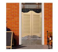 Porta a battente a doppia porta, in pino spesso, apertura e chiusura libera, porte interne prefabbricate, per cucina, negozio, ingresso, divisorio (60 x 90 cm)
