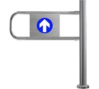Porta a Battente Automatica: Una Porta di Sicurezza unidirezionale Senza Acciaio, Adatta al transito pedonale, con Dispositivo di Rotazione Automatica, Che la Rende la Soluzione Ideale per l