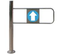 Porta a battente di sicurezza a chiusura automatica, cancello d'ingresso unidirezionale per supermercati, fabbriche e scuole - Soluzione di accesso sicuro per aree ad alto traffico