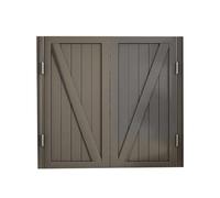Porta a battente ecologica in legno con cerniere silenziose, perfetta per casa, cucina, negozio e ingresso esterno del patio del giardino