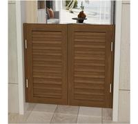 Porta a battente for cucina, porte a battente rustiche, porta a battente for salone con persiana in legno con chiusura automatica & oscillante in entrambe le direzioni, for fattoria, campagna(W85cmxH9