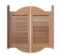 Porta a battente in legno massello, chiusura automatica a mezza vita, per scale, corridoio, cucina, bar, design resistente con cerniera (60 x 80 cm)