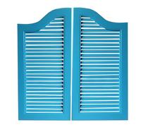 Porta a battente in legno massello, divisorio interno per salone, a mezza vita, con cerniere, 80 x 90 cm, elegante e funzionale, decorazione per la casa