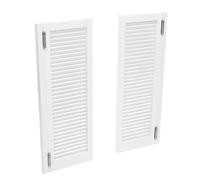 Porta a battente in legno massello, doppia porta a mezza vita per bar, cucina, balcone e ristoranti, design western Louvered, 130 x 100 cm, elegante soluzione divisoria