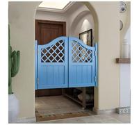 Porta A Battente In Legno Per Uso Interno, Porta A Battente Per Saloon Con Cerniere, Porta A Mezza Altezza Per Saloon, Bar, Cucina, Veranda, Spazi Commerciali(Blue-a,140x80cm/55x32")