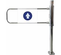 Porta a battente manuale resistente del metallo per i supermercati, cancello automatico unidirezionale dell'entrata di sicurezza per i magazzini e le biblioteche del negozio & soluzione affidabile di