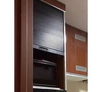 Porta a battente per armadio da cucina, Roll Up porta scorrevole, ABS cancello pieghevole per armadio armadio,