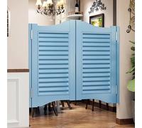 Porta a Battente per Bar, Mezza Porta con Cerniera per stipite, Porta a Battente con Chiusura Automatica, per Ingresso di Negozi, Cucina, Bar, Pub, caffetteria (Colore:
