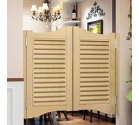 Porta a Battente per Bar, Mezza Porta con Cerniera per stipite, Porta a Battente con Chiusura Automatica, per Ingresso di Negozi, Cucina, Bar, Pub, caffetteria (Colore: