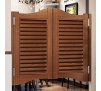 Porta a Battente per Bar, Mezza Porta con Cerniera per stipite, Porta a Battente con Chiusura Automatica, per Ingresso di Negozi, Cucina, Bar, Pub, caffetteria (Colore: