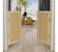 Porta a battente per interni di bar, salone, con cerniere a chiusura automatica, design a feritoia, per balcone e soggiorno
