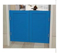Porta a battente per saloon in legno massello, design a feritoia, funzionamento bidirezionale, facile installazione e chiusura automatica per interni