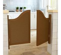 Porta a battente Porte a battente in legno massello rustico per cucina, Porta a battente per recinzione da giardino in fattoria, Porte a salone con persiana d'ingresso per bar da cowboy HY (Size :