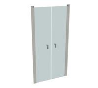 Porta a battente quadrata pura design HÜPPE in nicchia, larghezza: 100 cm alt...